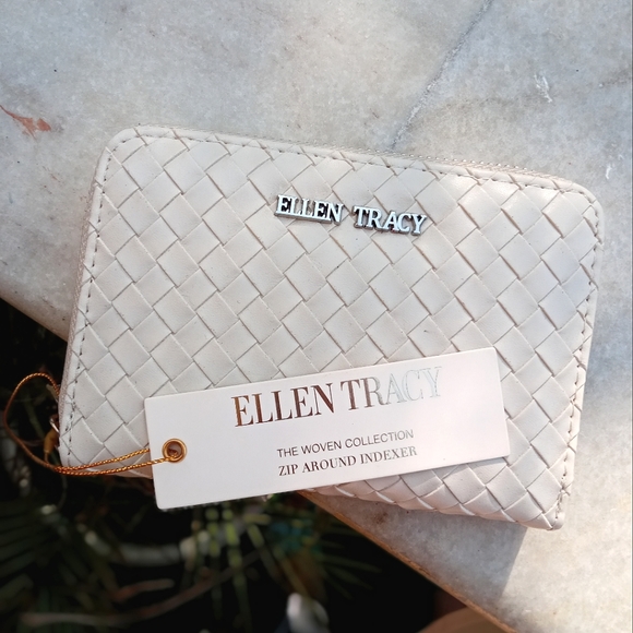Ellen Tracy Handbags - Basketweave Original Ellen Tracy NWT Wallet